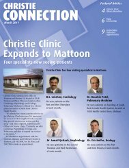 Download the March 2011 Christie Connection ... - Christie Clinic