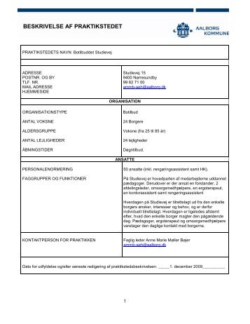 Botilbuddet Studievej 15 - Aalborg Kommune