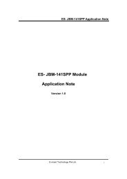 ES- JBM-141SPP Module Application Note - ThaiEasyElec.net