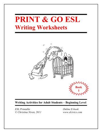 Worksheets Esl Civics Worksheets print and go esl book 3 el civics writing e civics