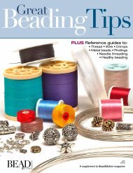PLUS Reference guides to: - Bead and Button Magazine