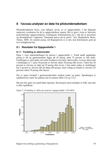 Rapport fra utvikling og pilotering av âRegneprÃ¸venâ - Det ...