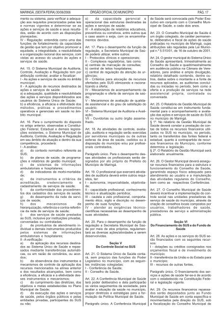 Decreto nÂº 573/2006 - MaringÃ¡