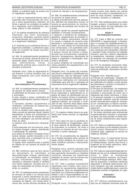 Decreto nÂº 573/2006 - MaringÃ¡