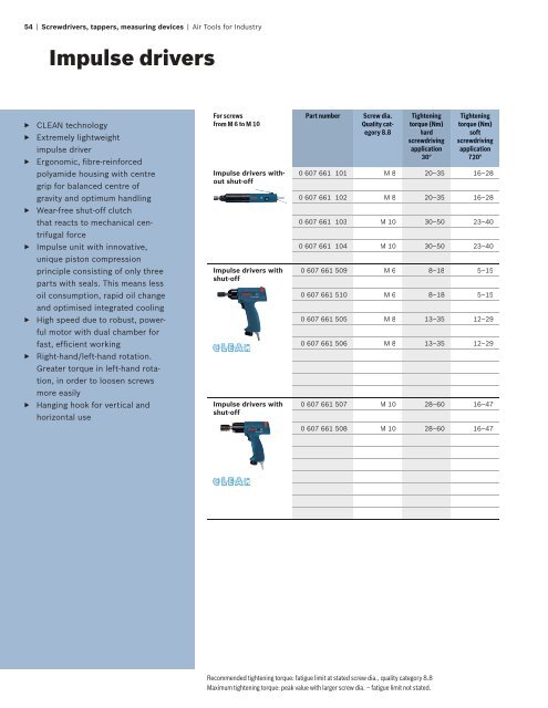 Reliable precision for sustained use. - Apneumatika