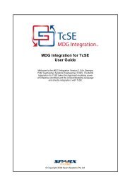 MDG Integration for Teamcenter Systems Engineering User Guide