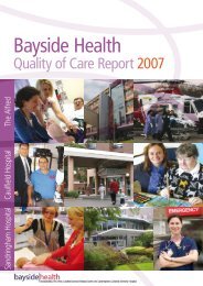 Bayside Health - Alfred Hospital