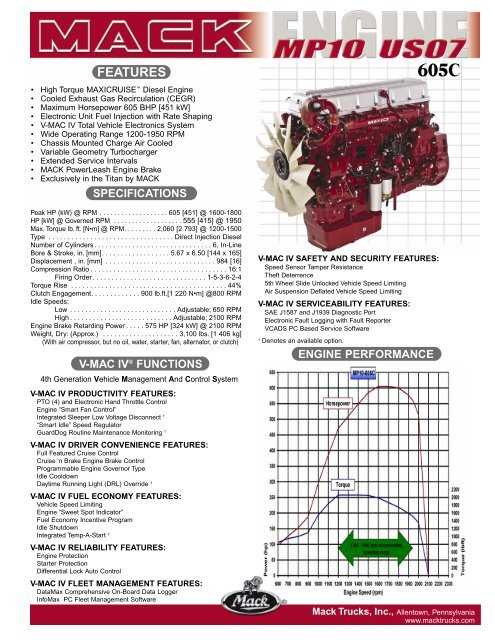 MP10 US07 - 605C - Bruckners Truck Sales