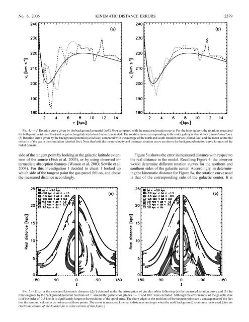 errors in kinematic distances and our image of the milky way galaxy