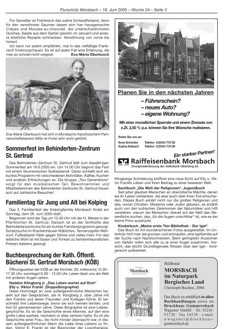 97. Ausgabe vom 18.06.2005 - Gemeinde Morsbach