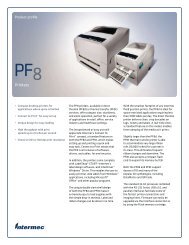 Intermec desktop printer PF8 - Zetes