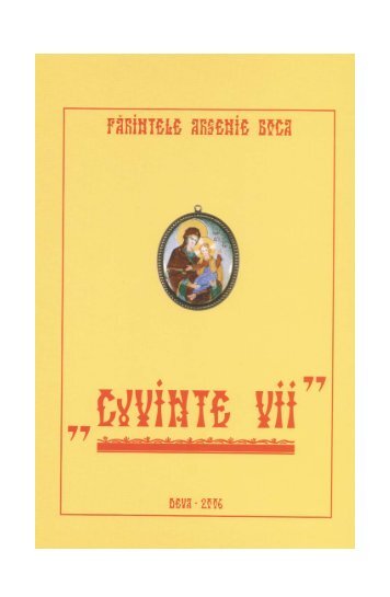 Parintele Arsenie Boca, Cuvinte vii