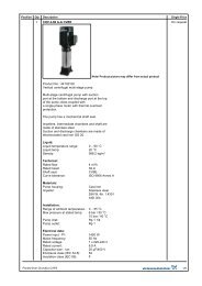 1 On request CHV 4-60 A-A CVBE Product No ... - Yeniiletisim.com.tr