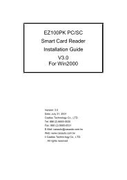 EZ100PK PC/SC Smart Card Reader Installation ... - ePerolehan
