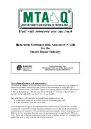 MTAQ Hazardous substance risk assessment guide for the smash ...