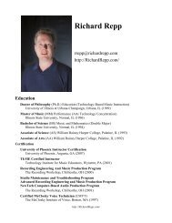 Education - Richard Repp