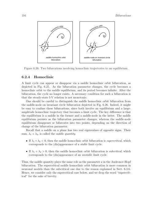 Dynamical Systems in Neuroscience: