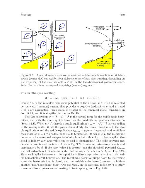 Dynamical Systems in Neuroscience: