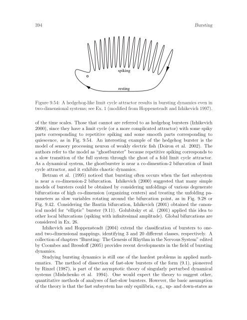 Dynamical Systems in Neuroscience: