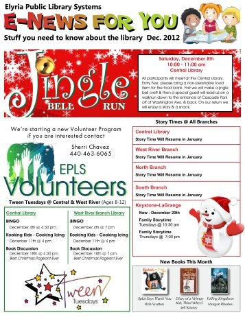 Volunteers - Elyria Public Library