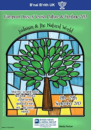 aism & the Natural Wo rld - Jewish Heritage