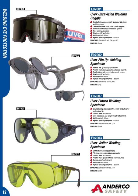 eye protection - Anderco