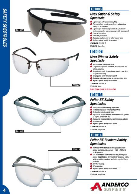 eye protection - Anderco