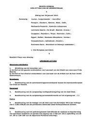 PROCES-VERBAAL DER ZITTING VAN DE ... - Groen Diest