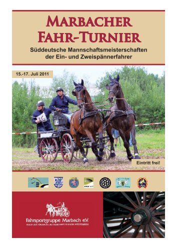 Marbacher Fahrturnier 2011 - NT-Turnierorganisation