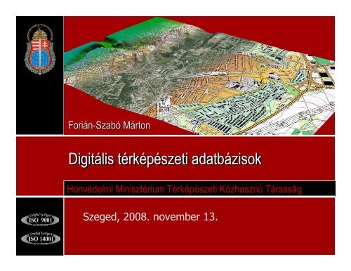 DigitÃ¡lis tÃ©rkÃ©pÃ©szeti adatbÃ¡zisok