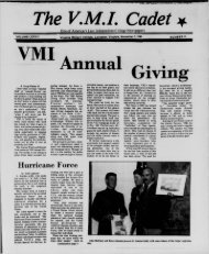 The Cadet. VMI Newspaper. November 07, 1986 - New Page 1 ...