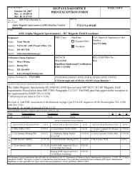 Attachment 2 (PIRN 57213-NA-0014B) - Alpha Magnetic Spectrometer