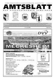 Kirchliche Nachrichten - Meckesheim