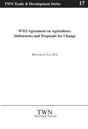 WTO Agreement on Agriculture - Third World Network