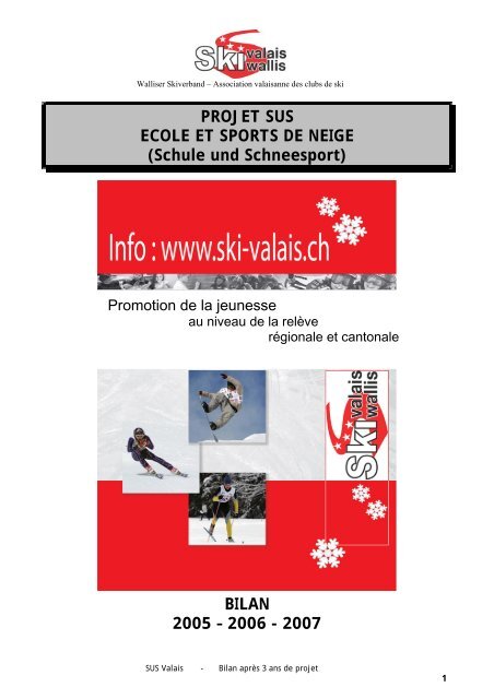 PROJET SUS ECOLE ET SPORTS DE NEIGE (Schule ... - Ski Valais