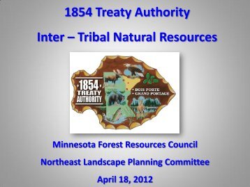 1854 Treaty Authority - Minnesota Forest Resources Council