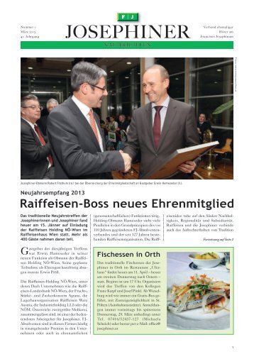 Ausgabe 1/2013 - Josephiner.at