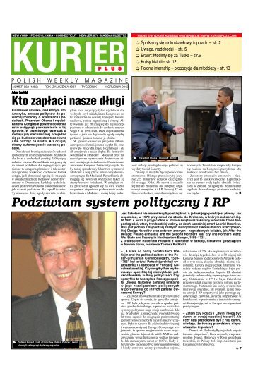 Podziwiam system polityczny I RP - Kurier Plus