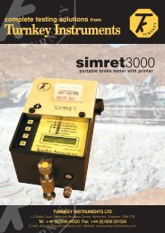 Turnkey Instruments Simret 3000