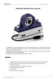 OWECON OWL300 Series Load Cell - Owecon.com