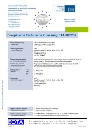ETA-08/0230 - MKT Metall-Kunststoff-Technik GmbH & Co. KG
