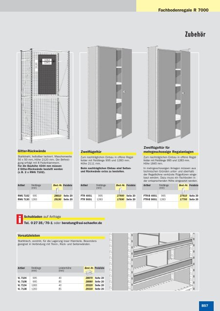 FACHBODENREGAL-SYSTEME