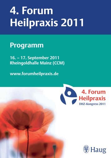 4. Forum Heilpraxis 2011