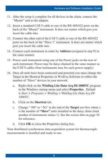 Installation Guide - DATAQ Instruments