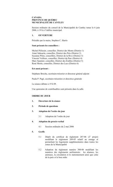 2006-06-06-pv conseil.pdf - Cantley