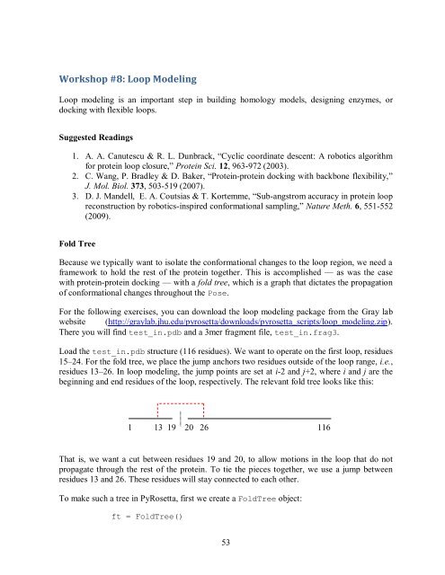 Workshop 8 Loop Modeling Gray Lab