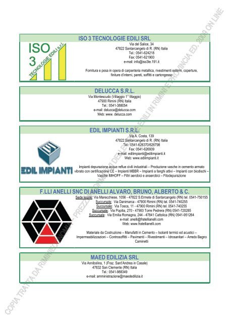 PREZZI INFORMATIVI DELLE OPERE EDILI IN RIMINI E ...
