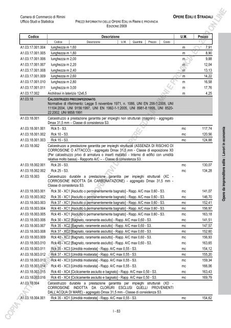 PREZZI INFORMATIVI DELLE OPERE EDILI IN RIMINI E ...