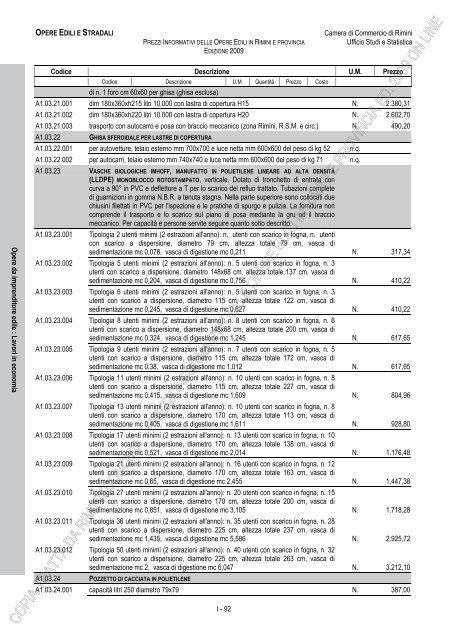 PREZZI INFORMATIVI DELLE OPERE EDILI IN RIMINI E ...