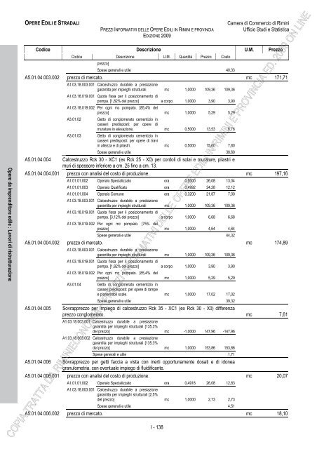 PREZZI INFORMATIVI DELLE OPERE EDILI IN RIMINI E ...